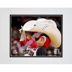 Texas Tech University, Red Raiders mascot 2005 Double Matted 8 x 10 