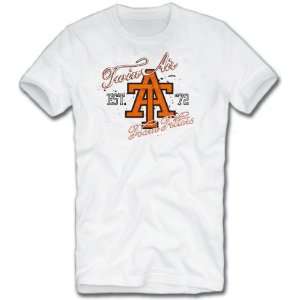  Twin Air White Small Collegiate Style Short Sleeve Tee 