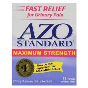  Azo Standard Urinary Pain Relief Tablets   12 ct Health 