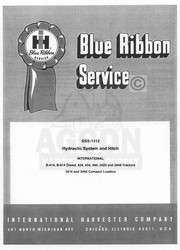   farmall international hydraulic system hitch service shop manual gss