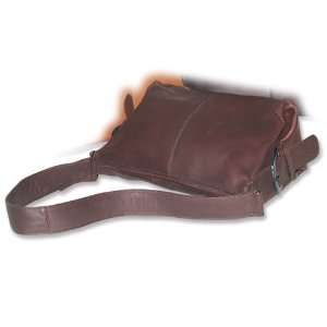  Brown Leather Shoulder Handbag Jewelry