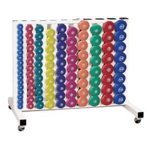  York Barbell Color Neoprene Fitbells Club Pack with Rack 