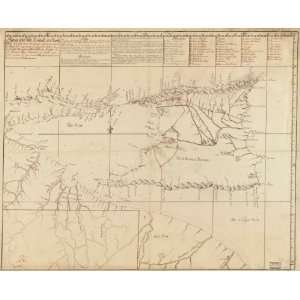  1780 map of Trinidad & Tobago, Trinidad,