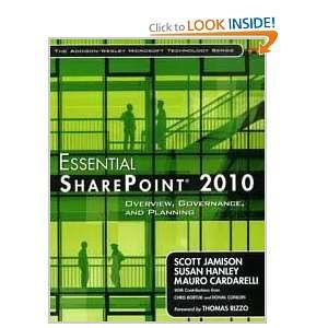  Essential SharePoint 2010 Overview, Governance, and 