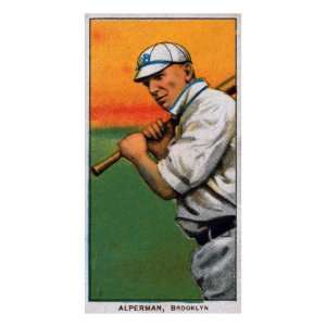  Brooklyn, NY, Brooklyn Superbas, Whitey Alperman, Baseball 