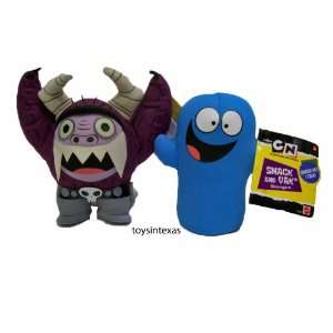   Fosters Home for Imaginary Friends Plush Bloo & Eduardo Toys & Games