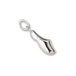  Dutch Shoe Charm in White Gold Jewelry