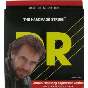DR Strings Bass Jonas Hellborg Signature Pure Nickel Single Wrap, .040 