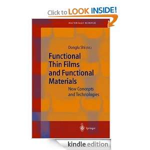 Functional Thin Films and Functional Materials New Concepts and 