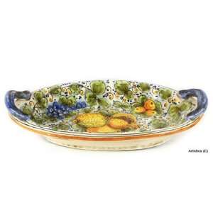  TUSCANIA Oval bowl with two handles [#8912/C TSC]