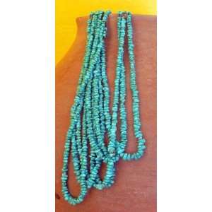  MEXICAN TURQUOISE NUGGET BEADS DEEP AQUA 28~ Everything 