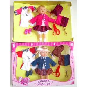   Baby Doll Playset with Matching Clothing and School Accesories Toys