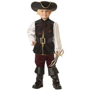  Toddler Pirate Captain Costume (Size2 4T) Toys & Games