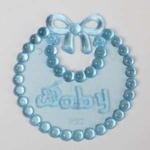  Mini Baby Bib Disc for Baby Shower Favors, Cake Decorations & Baby 