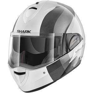  Shark Evoline 2 ST Wayer Helmet   Large/White/Silver 