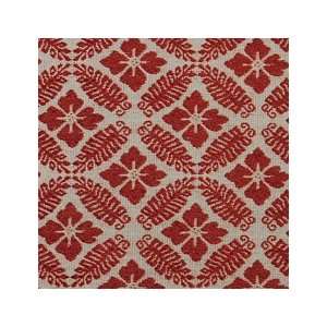  Medallion/tile Strawberry by Duralee Fabric Arts, Crafts 