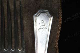 Parmelee Dohrmann Co. Los Angeles Ca. Sterling Silver Fork and Knife 