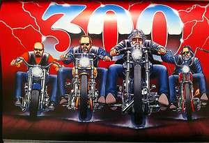 David Mann Art Issue 300 Riders Easyriders Print Harley Davidson H D 