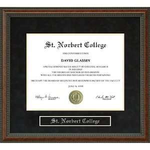  St. Norbert College (SNC) Diploma Frame