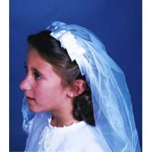    First Communion Veil   25 head band style 