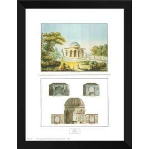   Belanger FRAMED 28x36 Bagatelle Pavillion