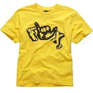  Fox Racing Hang Loose T Shirt   Large/Yellow Automotive