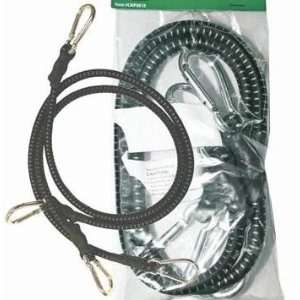  24 inch Bungee Cord with Biner Clips (2 pc Set) (10mm 