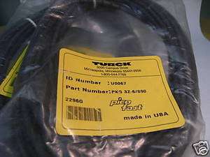 Turck, PKG3Z 6/S90, or, U0067, New in bag  