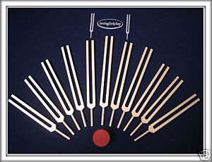 High Quality 11 Planetary Tuning forks +Free Activator  