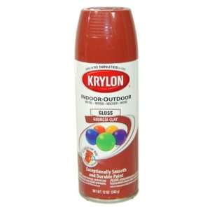  Krylon Georgia Clay Spray 5 Ball Decorator Aerosol Paint 