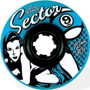  Sector 9 Race 80a 70mm Blue Skate Wheels Sports 