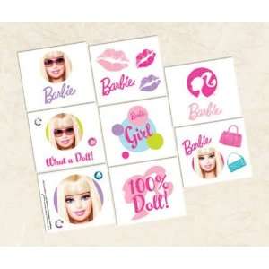  Barbie All Dolld Up Temporary Tattoos 16 Pack Kitchen 