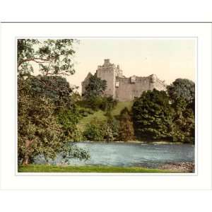  Doune Castle from the Teith Scotland, c. 1890s, (M 