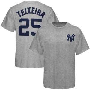  Mens New York Yankees #25 Mark Teixeira Name & Number 