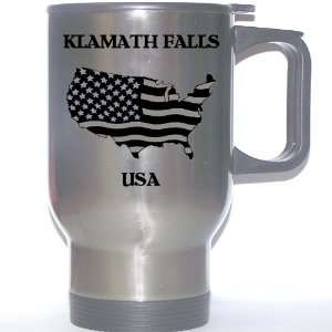  US Flag   Klamath Falls, Oregon (OR) Stainless Steel Mug 