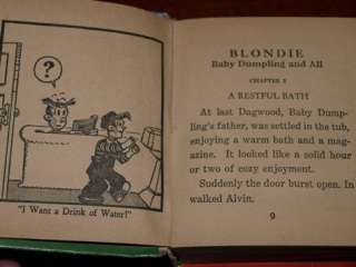 BLONDIE Baby Dumpling And All 1941 Edition ILLUSTRATED  