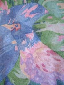   Outdoor 5th Ave Designs TROPICAL BIRDS Screenprint Fabric BTY  