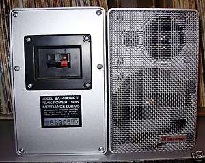Vintage Transonic BA 400MKIII 50 Watt outdoor? speakers  