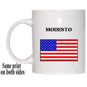  US Flag   Modesto, California (CA) Mug 