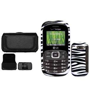 LG Octane VN530 Combo Black/White Zebra Protective Case Faceplate 
