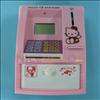 Hello Kitty Mini ATM Piggy Bank Money Storage Case Pink Great Gift for 