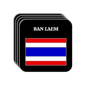  Thailand   BAN LAEM Set of 4 Mini Mousepad Coasters 