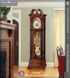   Miller 86H Cherry Grandfather floor Clock, triple chime  STEWART