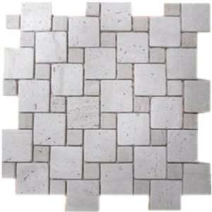 Stone Mosaic Tile Backsplash Travertine Tile 12x12 Cha 028