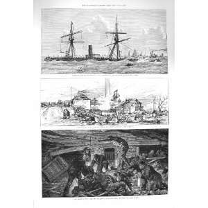   1875 Ship Wreck Deutschland Swaithe Colliery Barnsley