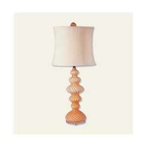   Home H10322P1 Apricot Art Deco / Retro Table Lamp