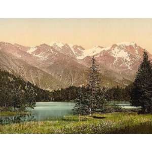 Vintage Travel Poster   Lake Champex II. Valais Alps of Switzerland 24 