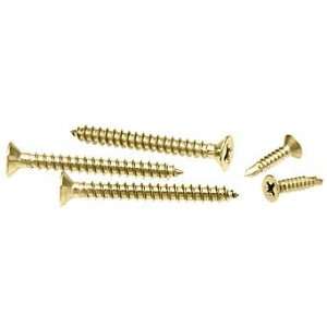   Brass Replacement Screw Pack for Exposed Wood Mount Handrail Brackets