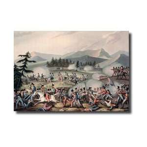 Battle Of Barrosa 5th March 1811 Etched By I Clarke Aquatinted By M 