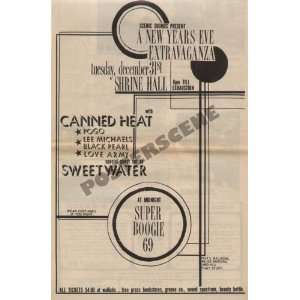 Canned Heat Poco Sweetwater Concert Ad Poster Shrine